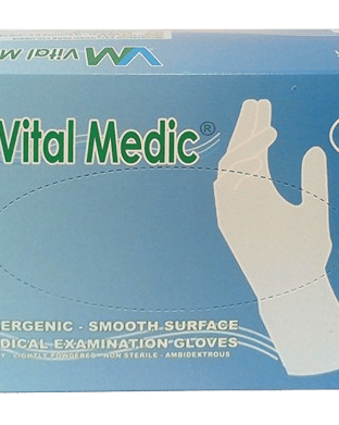 Guantes de latex desechables - Vital Medic Guantes de latex desechables - Vital Medic