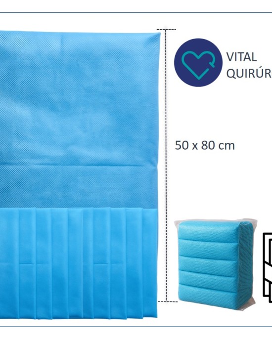 Funda almohada médica desechable 50X80 cm Funda almohada médica desechable 50X80 cm