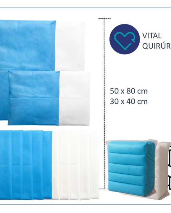 Funda almohada médica desechable pequeña 30X40 cm Funda almohada médica desechable pequeña 30X40 cm