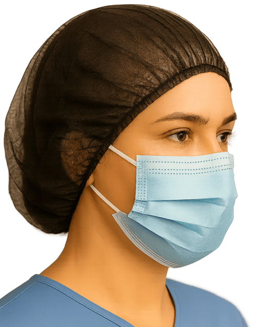 Gorro quirúrgico desechable tipo oruga Gorro quirúrgico desechable tipo oruga
