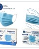 Tapabocas desechable con elástico o tiras Tapabocas desechable con elástico o tiras
