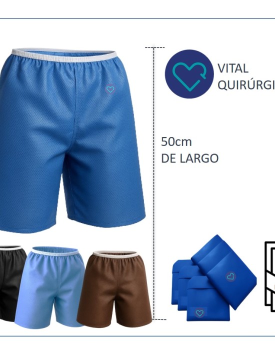 Kit Hombre Pantaloneta Desechable Quirúrgica Kit Hombre Pantaloneta Desechable Quirúrgica